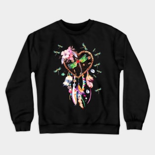 Dragonfly Dreamcatcher Love Crewneck Sweatshirt